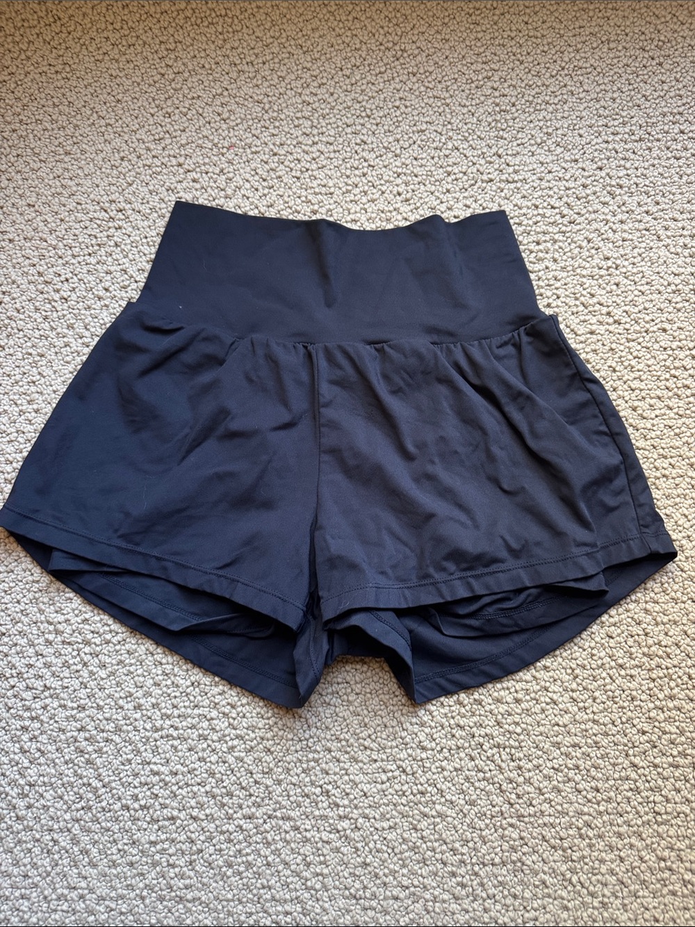 Halara High-Waist Black Athletic Shorts